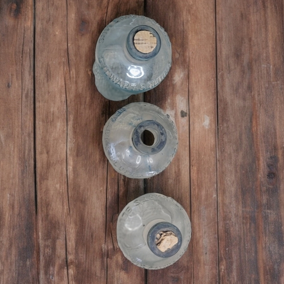 ⏳️Vintage⏳️STEWART'S BLUING Bottles (set of 3) - Picture 2 of 15
